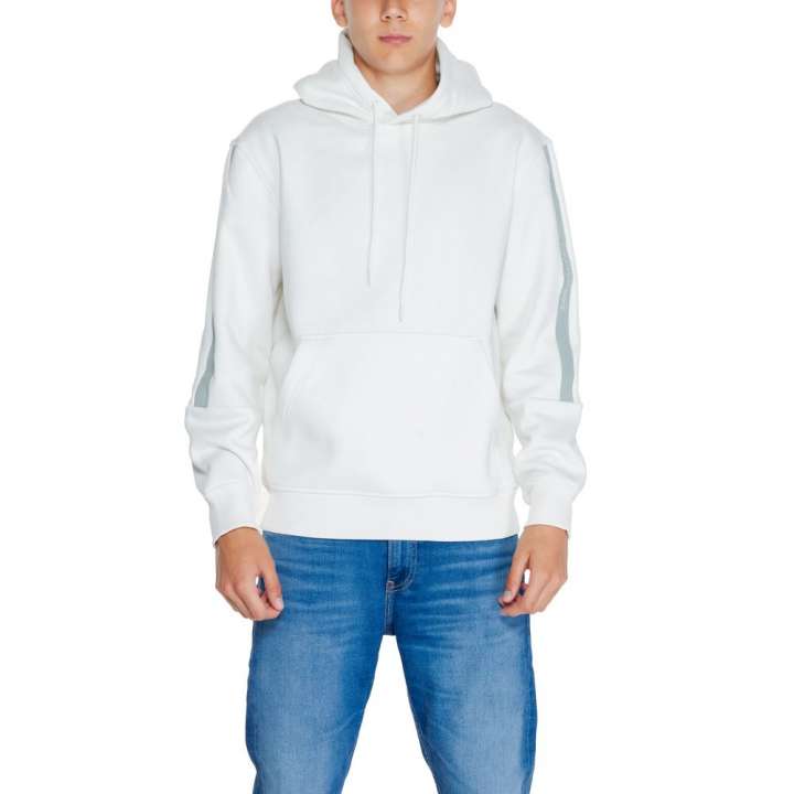 Priser på Calvin Klein Jeans Cream Cotton Sweater