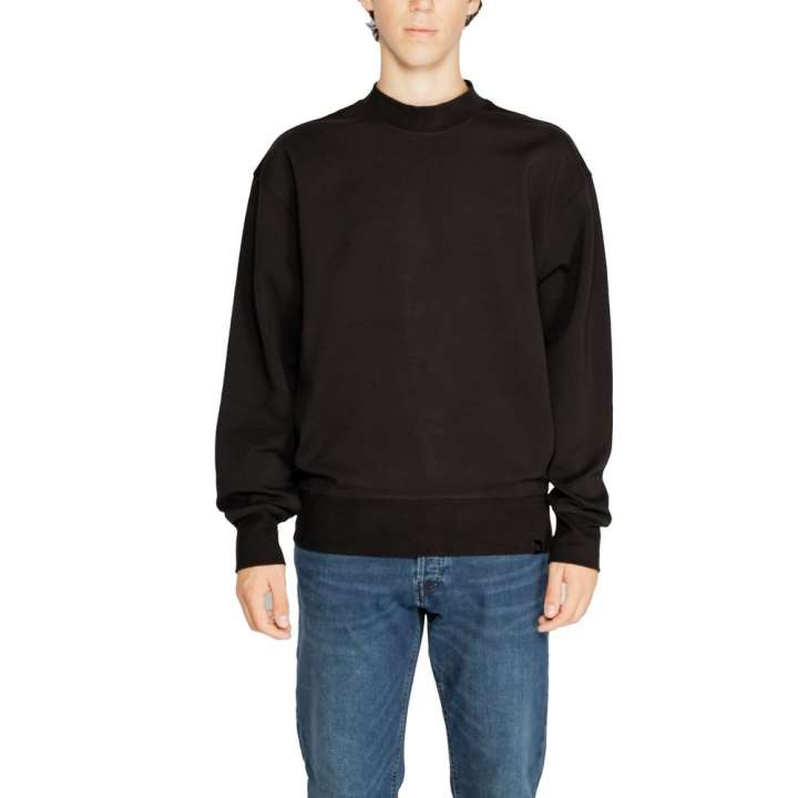 Priser på Calvin Klein Jeans Black Cotton Rigenerato Sweater