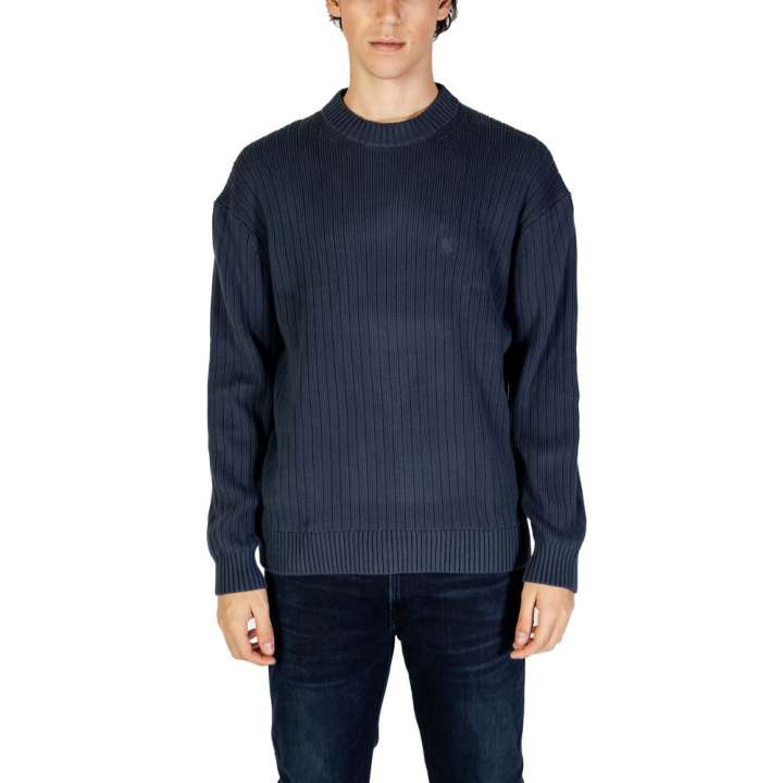 Priser på Calvin Klein Jeans Blue Cotton Sweater