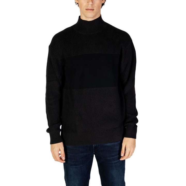 Priser på Calvin Klein Jeans Black Cotton Sweater