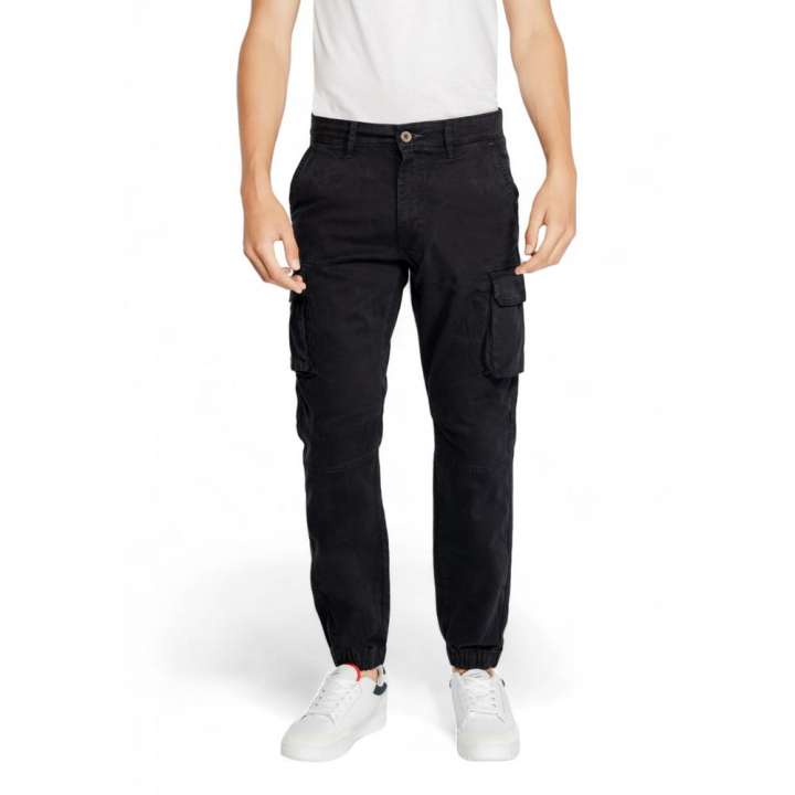 Priser på Gas Black Cotton Jeans & Pant