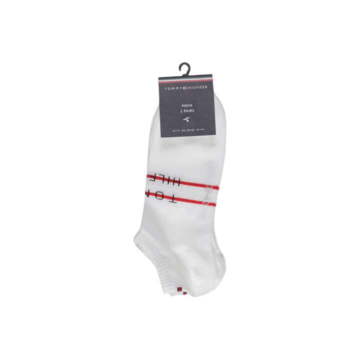 Priser på Tommy Hilfiger White Cotton Sock