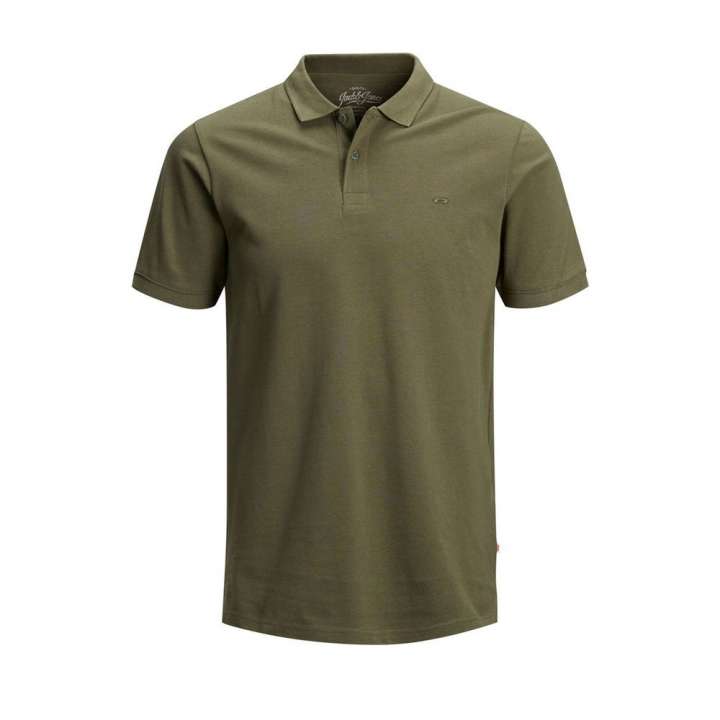 Priser på Jack Jones Green Cotton Polo Shirt