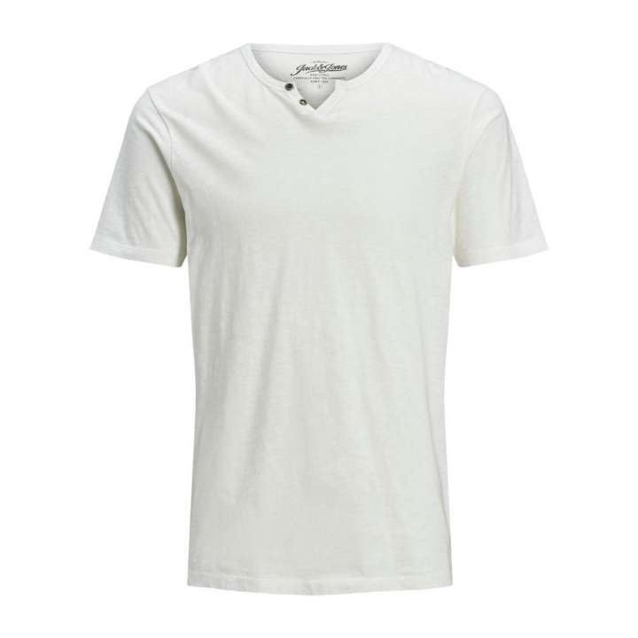 Priser på Jack Jones Cream Flamed Cotton T-Shirt