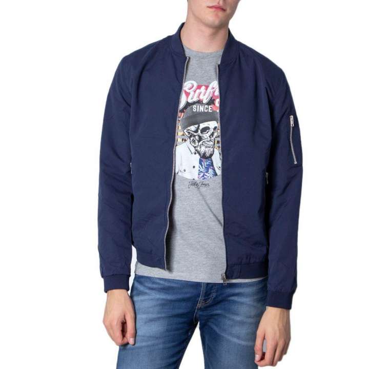 Priser på Jack Jones Blue Polyester Jacket