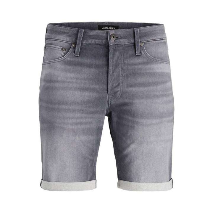 Priser på Jack Jones Gray Jeans Short