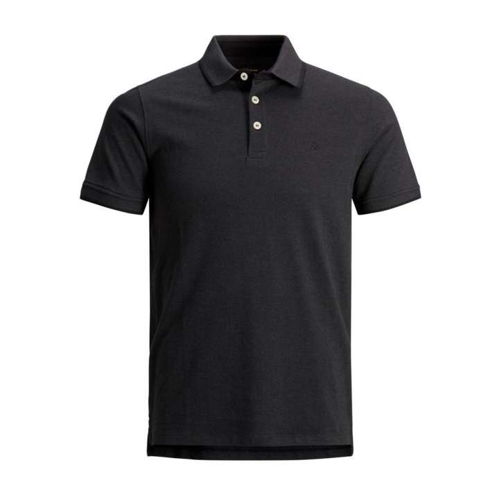 Priser på Jack Jones Gray Cotton Polo Shirt