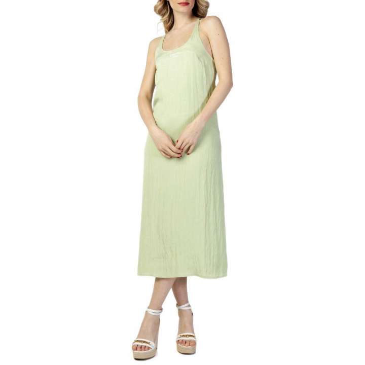 Priser på Calvin Klein Jeans Green Tencel Dress