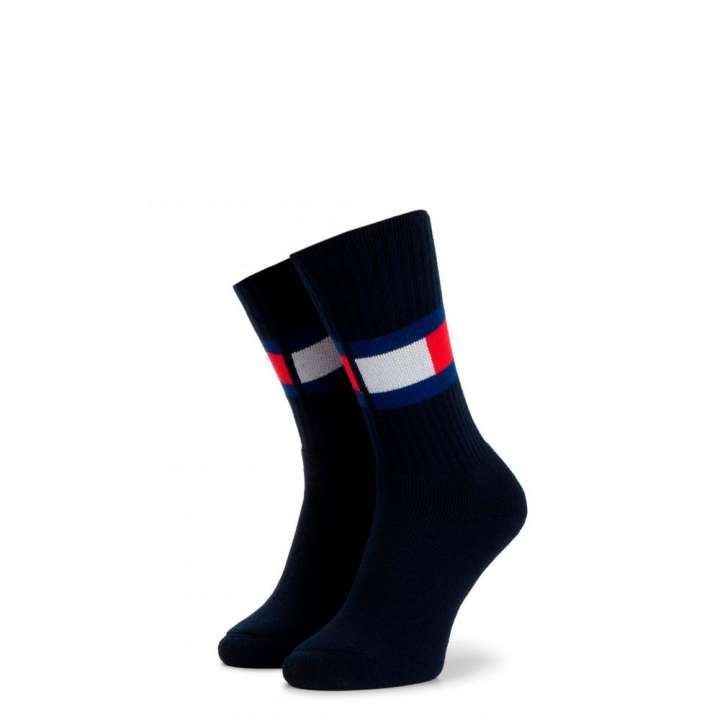 Priser på Tommy Hilfiger Blue Cotton Sock