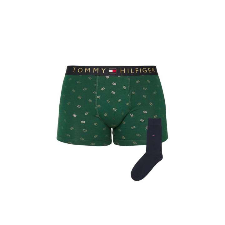 Priser på Tommy Hilfiger Green Cotton Underwear