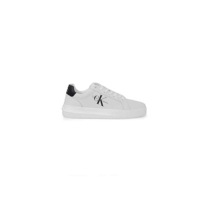 Priser på Calvin Klein Jeans Black And White Leather Sneaker