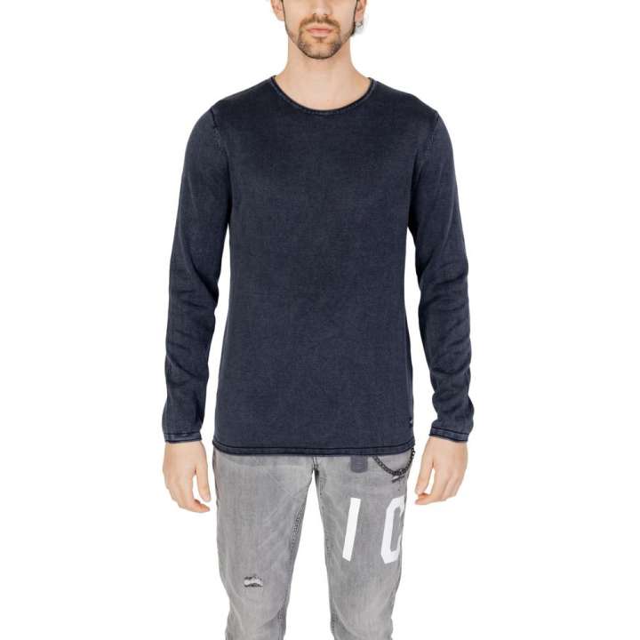 Priser på Jack Jones Blue Cotton T-Shirt