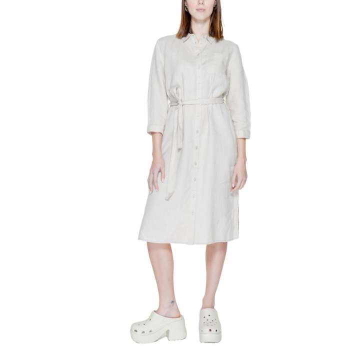 Priser på Street One Beige Linen Dress