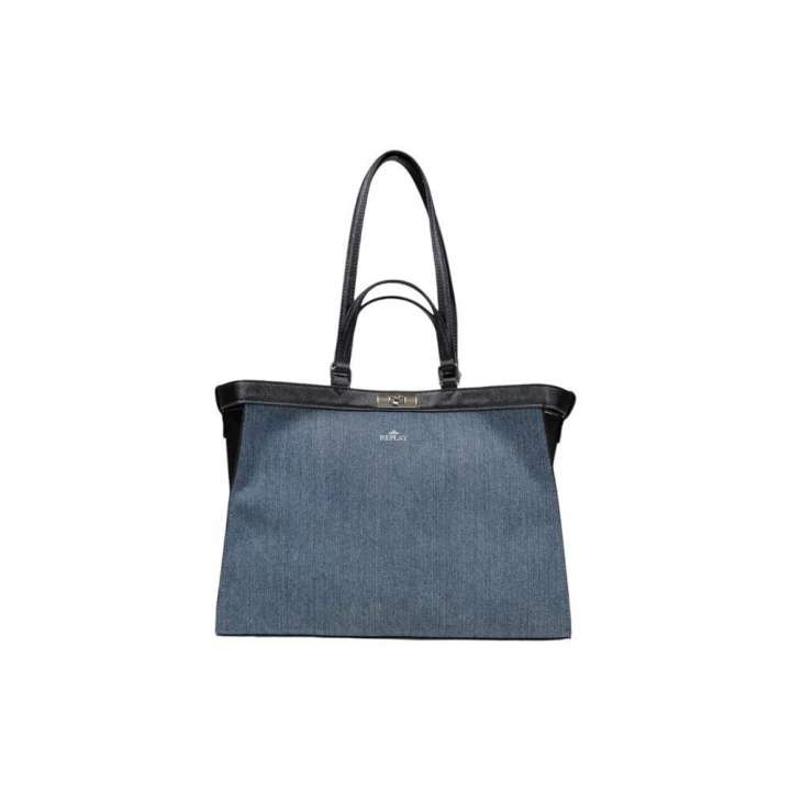 Priser på Replay Blue Cotton Handbag