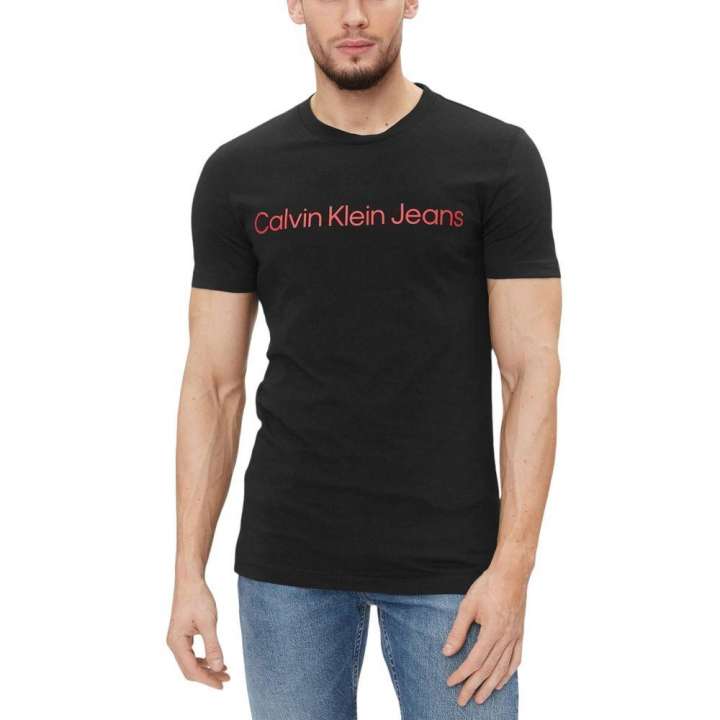 Priser på Calvin Klein Jeans Bicolor Cotton T-Shirt