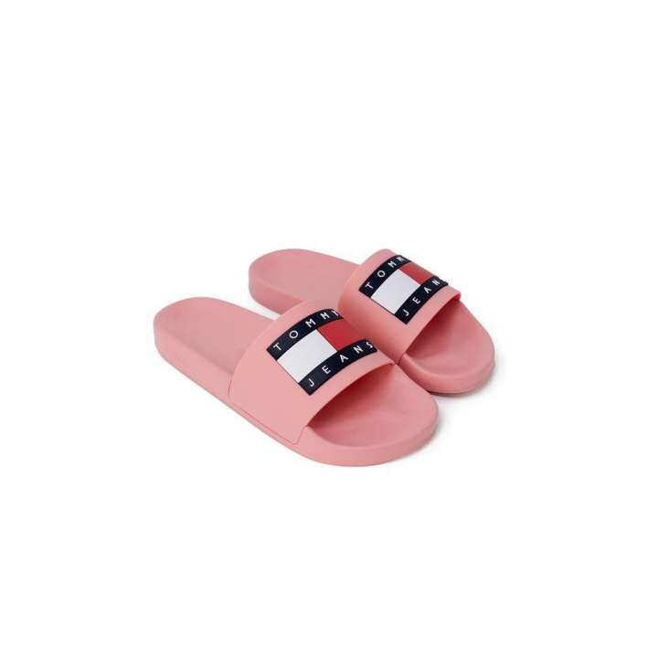 Priser på Tommy Hilfiger Jeans Orange Polyethylene Sandal