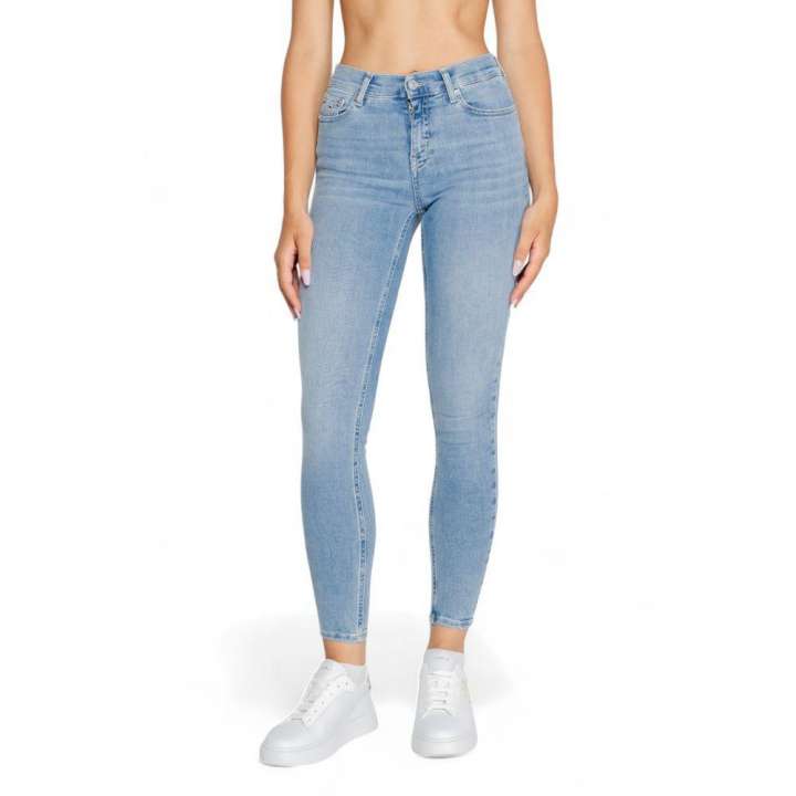 Priser på Tommy Hilfiger Jeans Light Blue Cotton Jeans & Pant