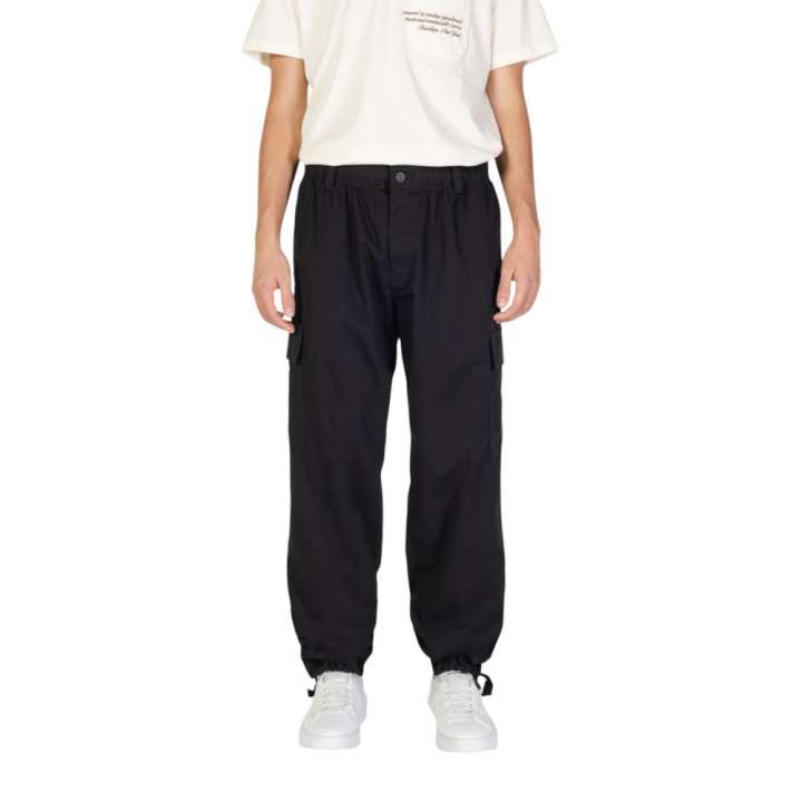 Priser på Calvin Klein Jeans Black Cotton Rigenerato Jeans & Pant