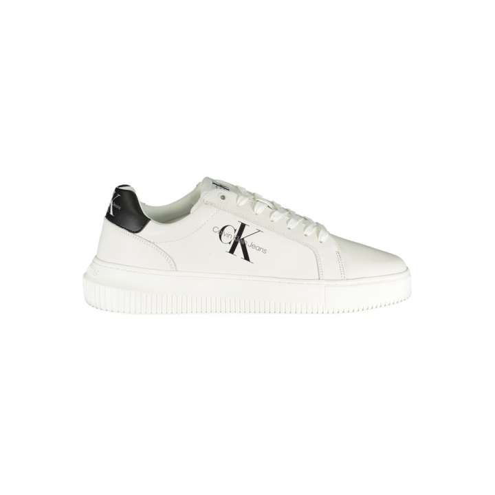 Priser på Calvin Klein Sophisticated White Lace-Up Sneakers