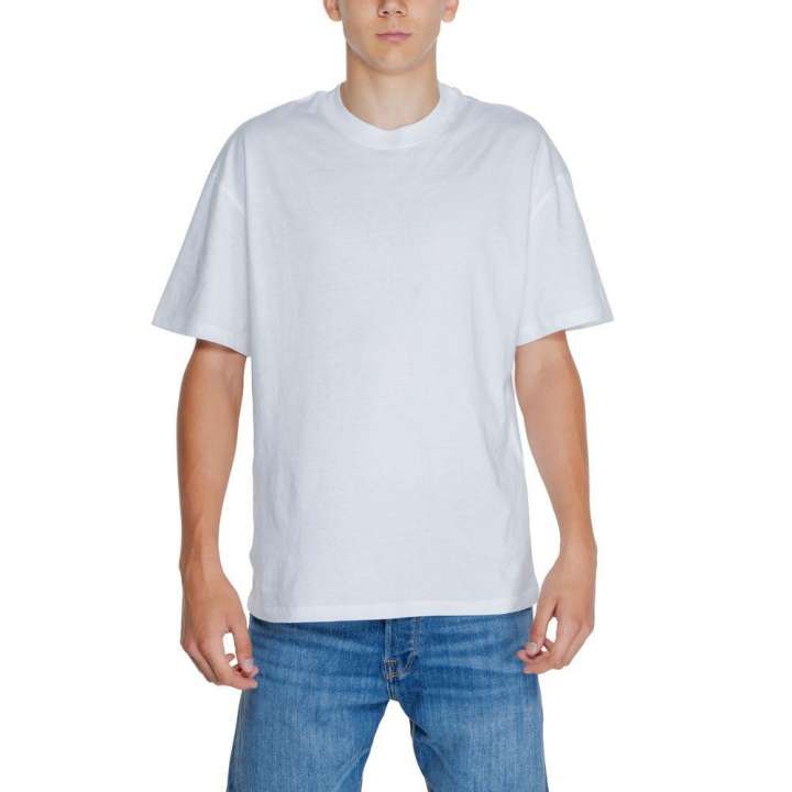 Priser på Jack Jones White Cotton T-Shirt