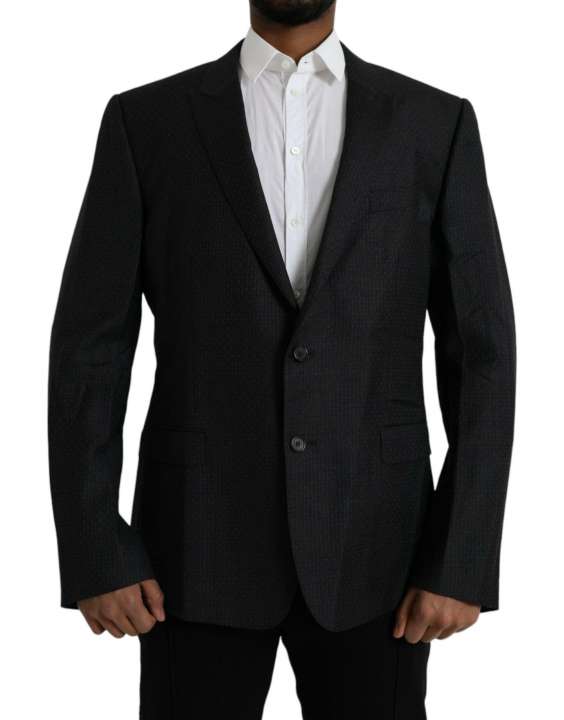 Priser på Dolce & Gabbana Black Wool MARTINI Single Breasted Coat Blazer