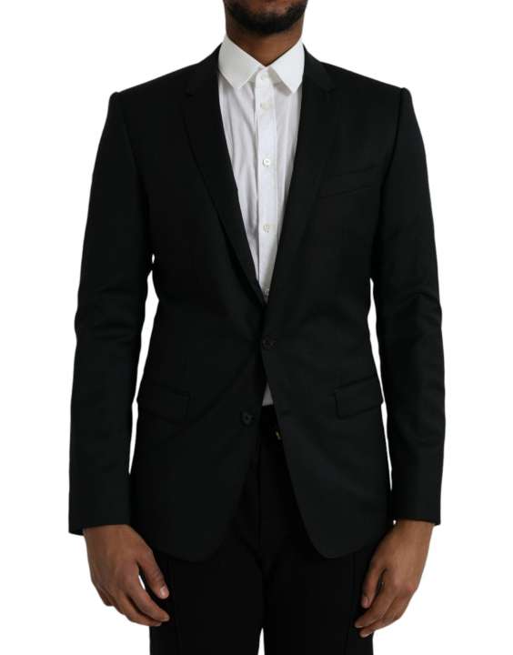 Priser på Dolce & Gabbana Black Wool MARTINI Single Breasted Blazer