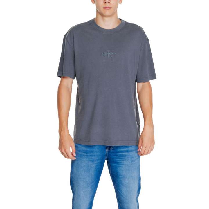 Priser på Calvin Klein Jeans Black Cotton Rigenerato T-Shirt