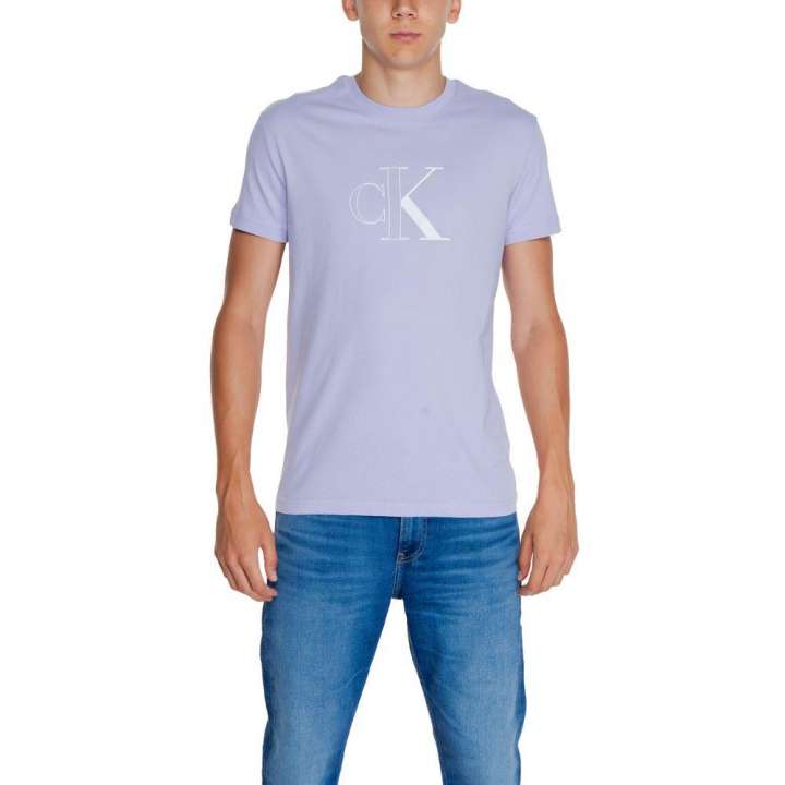 Priser på Calvin Klein Jeans Purple Cotton Rigenerato T-Shirt