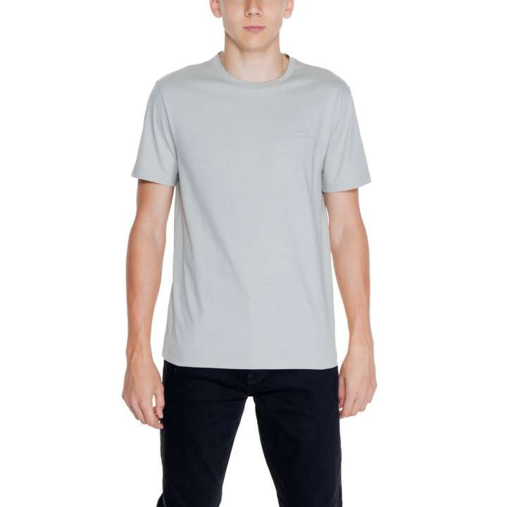 Priser på Calvin Klein Gray Cotton T-Shirt