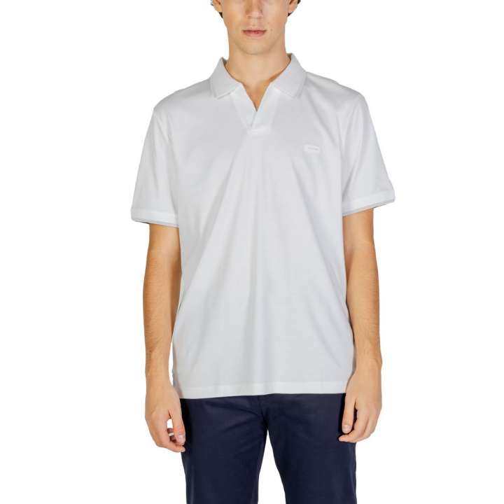 Priser på Calvin Klein Jeans White Cotton Polo Shirt