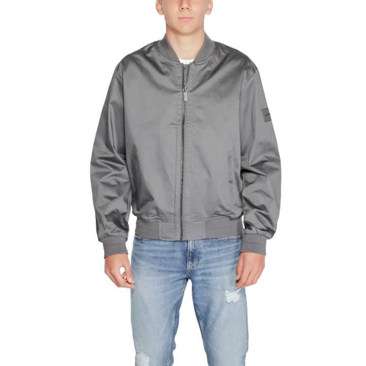 Priser på Calvin Klein Gray Organic Cotton Jacket