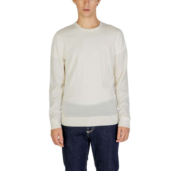 Priser på Calvin Klein Jeans Cream Recycled Wool T-Shirt