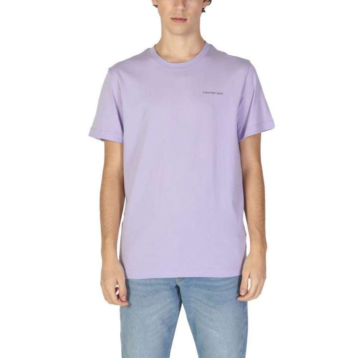 Priser på Calvin Klein Jeans Purple Cotton T-Shirt