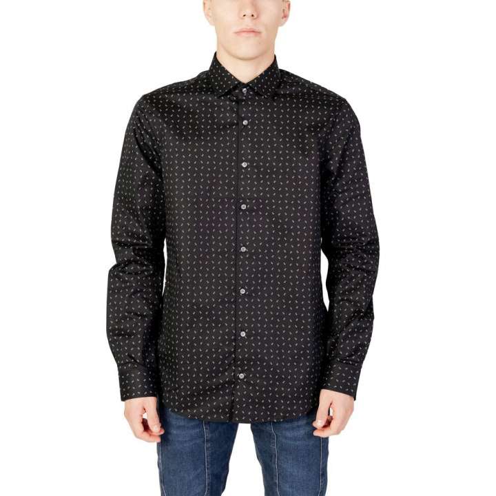 Priser på Calvin Klein Black Cotton Shirt