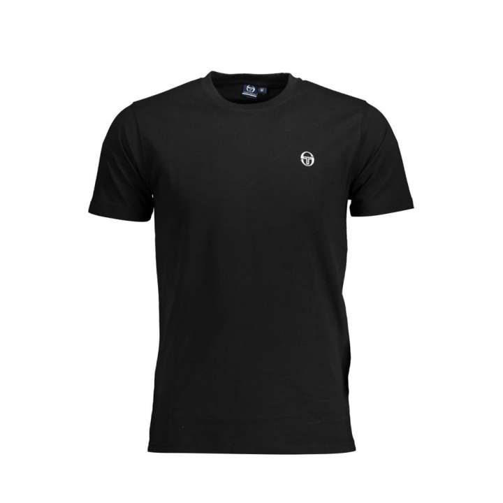 Priser på Sergio Tacchini Black Cotton T-Shirt