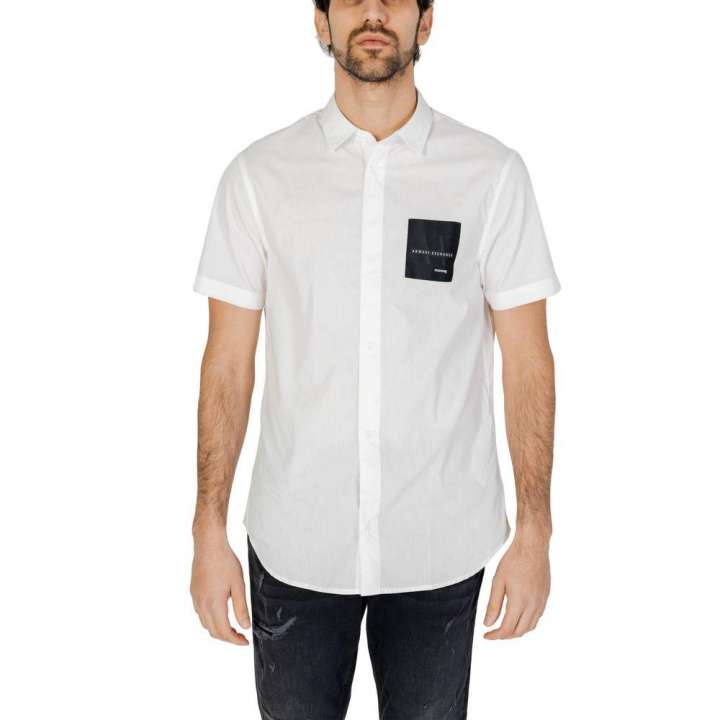 Priser på Armani Exchange White Cotton Shirt