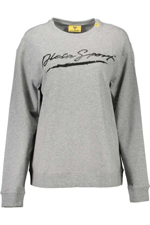 Priser på Plein Sport Gray Cotton Women Sweater