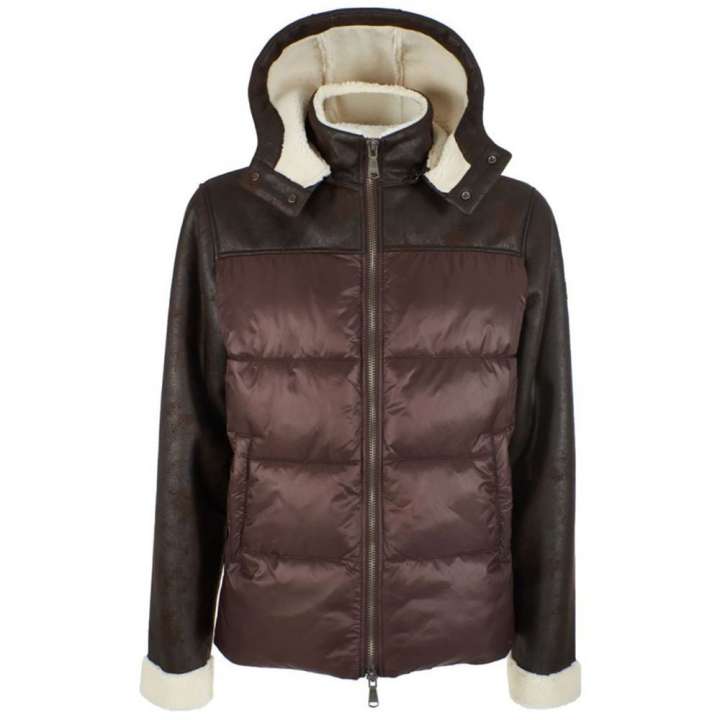 Priser på Yes Zee Brown Nylon Men Jacket