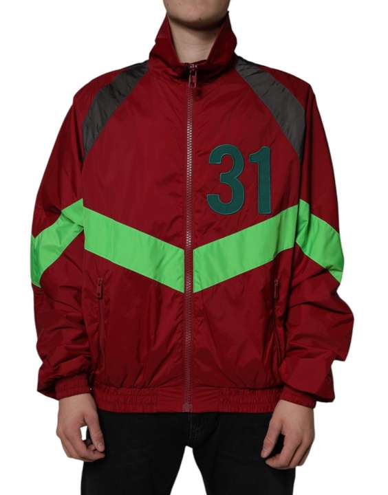 Priser på Dolce & Gabbana Multicolor Nylon Full Zip Windbreaker Jacket