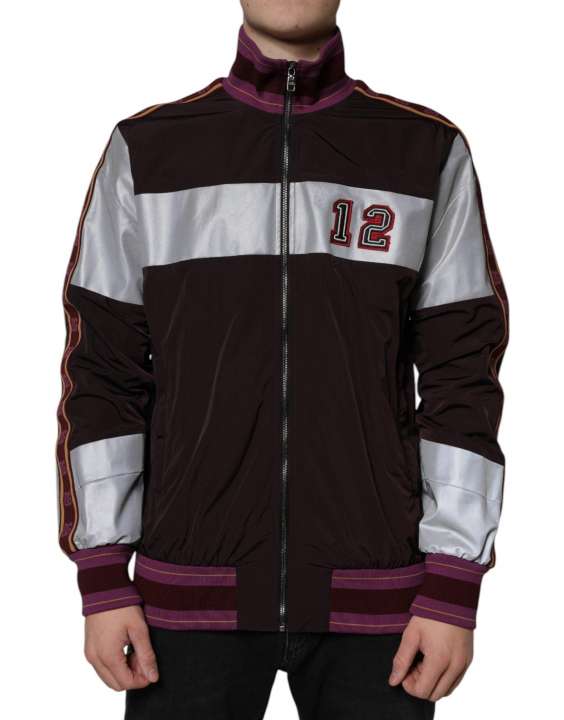 Priser på Dolce & Gabbana Multicolor Full Zip Jersey Men Bomber Jacket