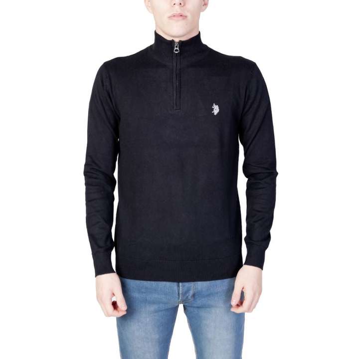 Priser på U.S. POLO ASSN. Black Cotton Sweater