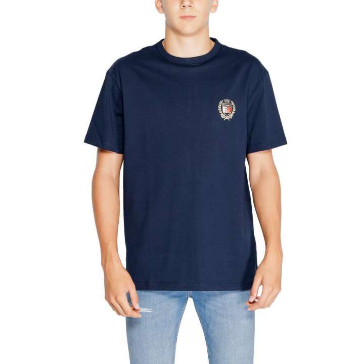 Priser på Tommy Hilfiger Jeans Blue Cotton Rigenerato T-Shirt