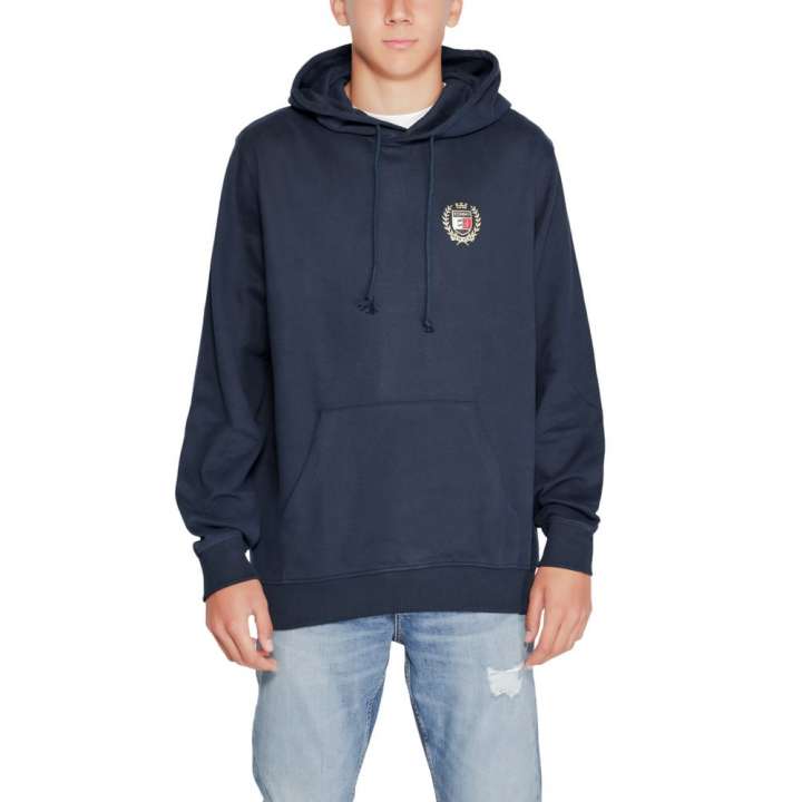 Priser på Tommy Hilfiger Jeans Blue Cotton Sweater