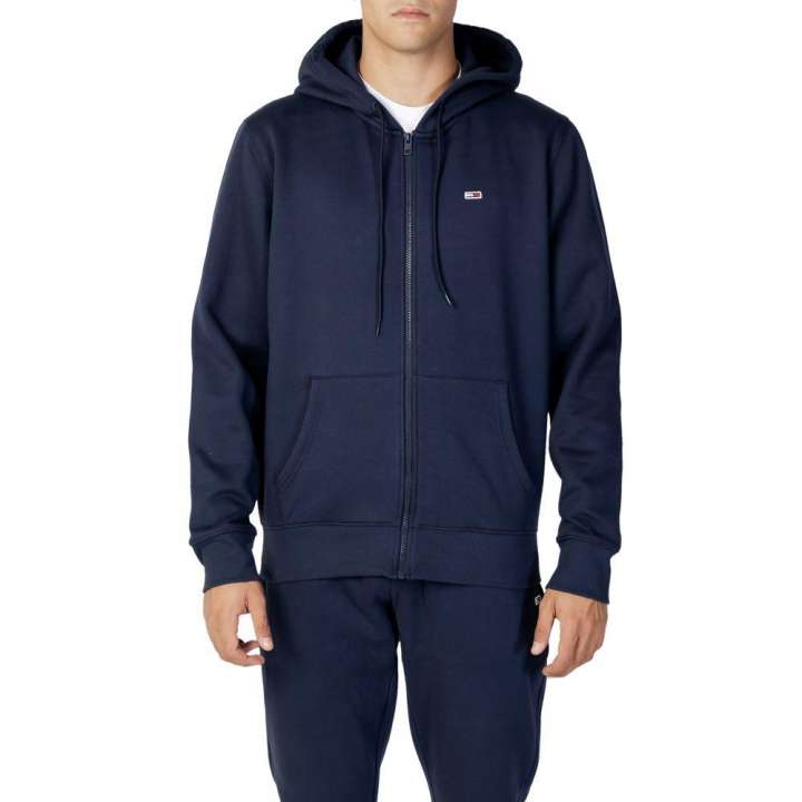 Priser på Tommy Hilfiger Jeans Blue Cotton Sweater