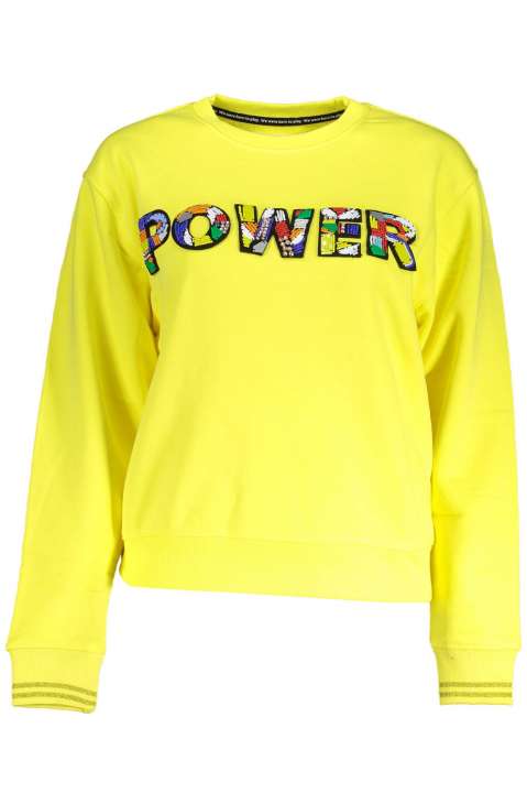 Priser på Desigual Yellow Cotton Women Sweater