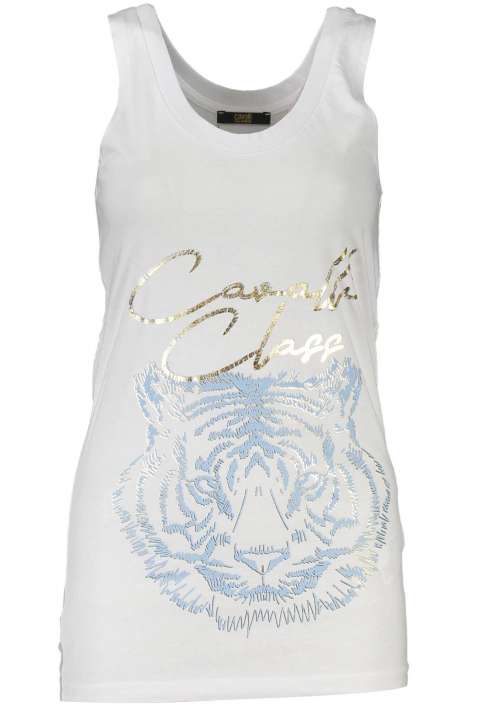 Priser på Cavalli Class White Cotton Women Top