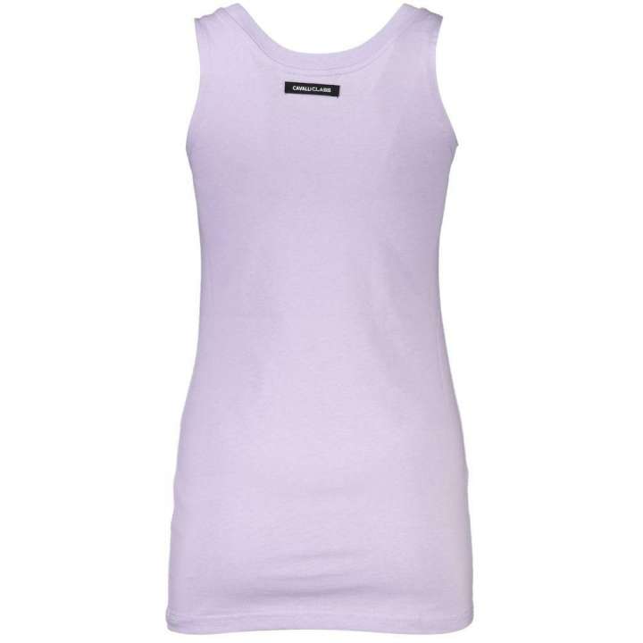 Priser på Cavalli Class Purple Cotton Women Top