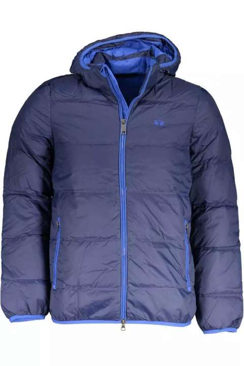 Priser på La Martina Blue Polyamide Men Jacket