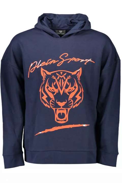 Priser på Plein Sport Blue Cotton Men Sweater