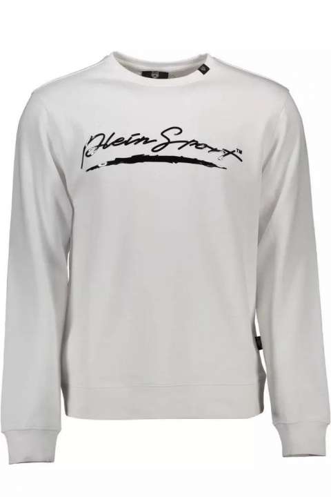 Priser på Plein Sport White Cotton Men Sweater